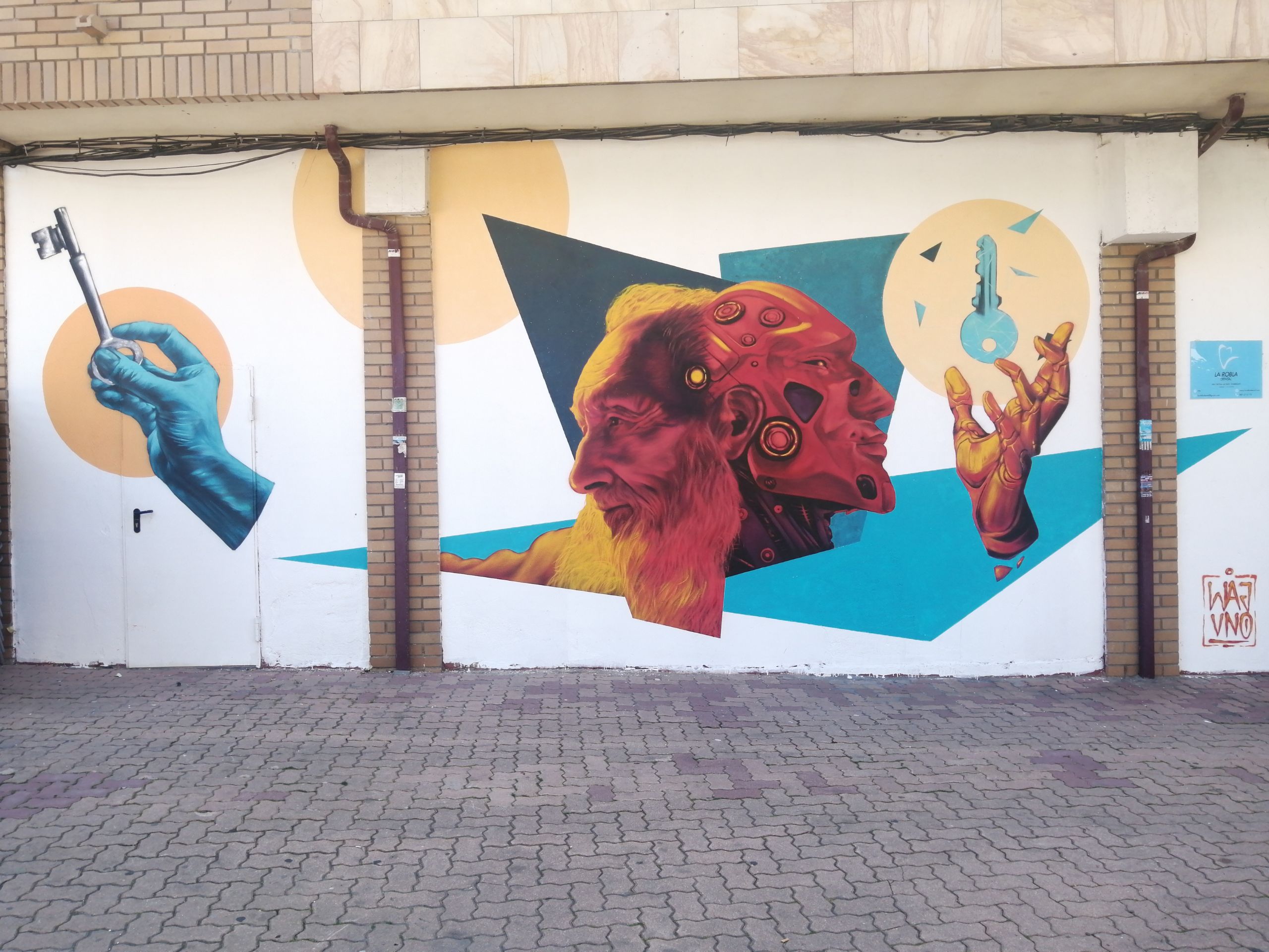 Mural La Robla. 2023 Arte en la calle fest